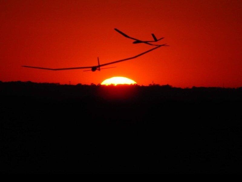 Gliders in Sunset