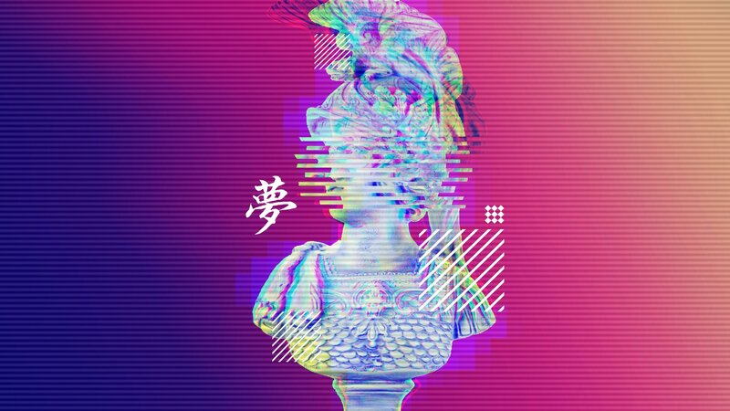 Glitch Art Bust