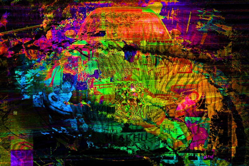 Glitch Art Collage