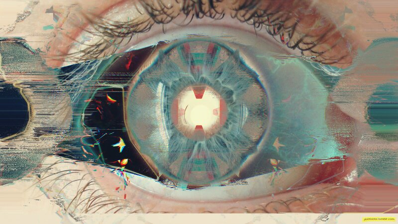 Glitch Art Eye