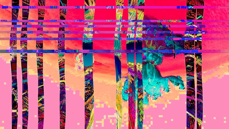 Glitch Art with Vertical Bars