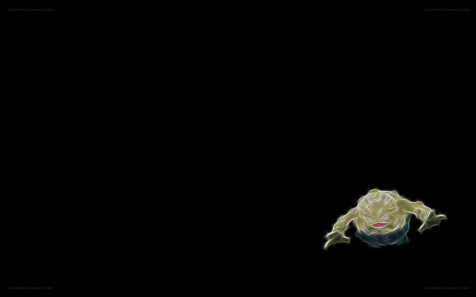 Glitch-style Pokémon wallpaper