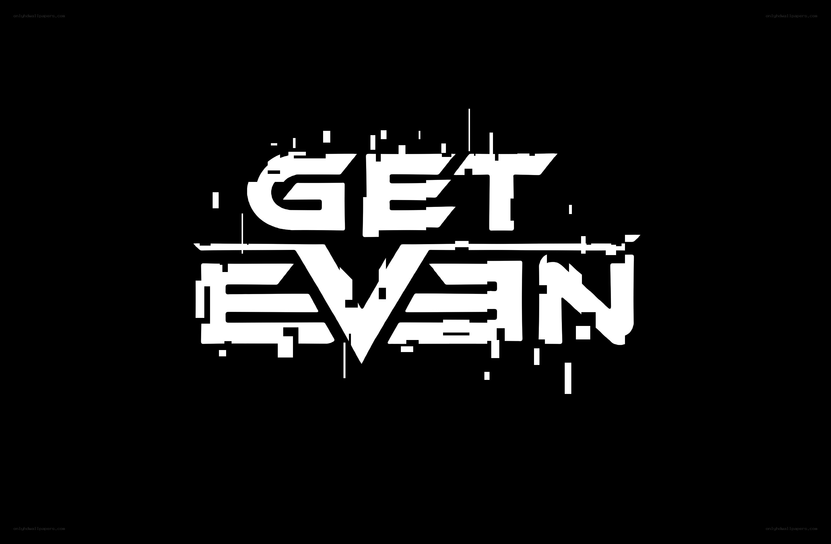 glitch text logo