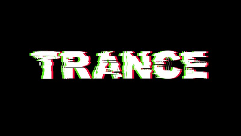 Glitch Text on Black — Glitchy