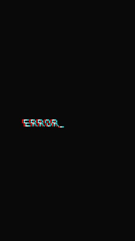 Glitch Text on Black