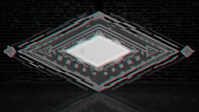 Glitching Diamond Pattern