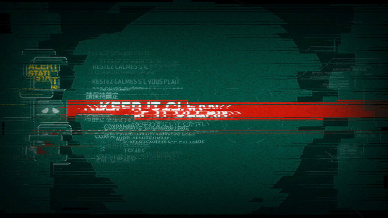 glitchy alert screen
