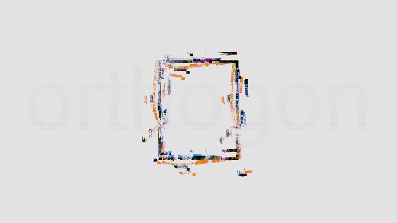 Glitchy Cube Shape