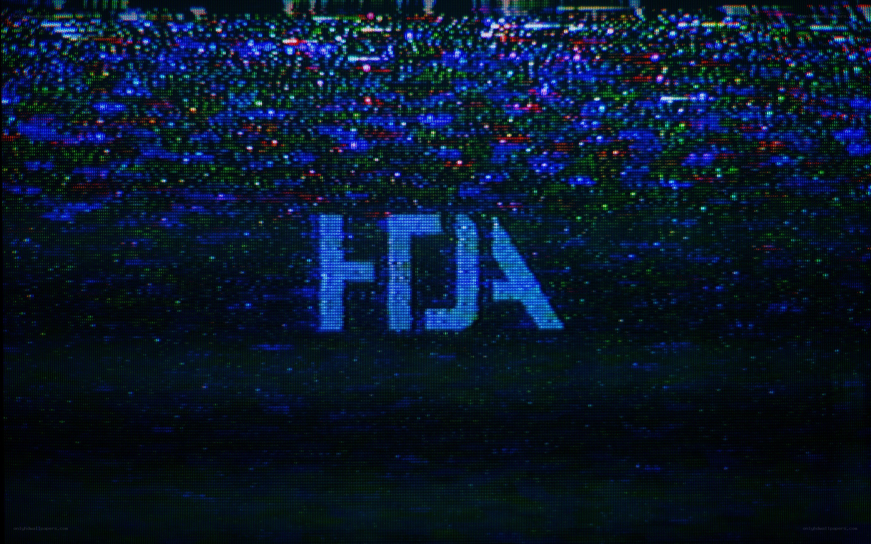 Glitchy FDA logo on screen