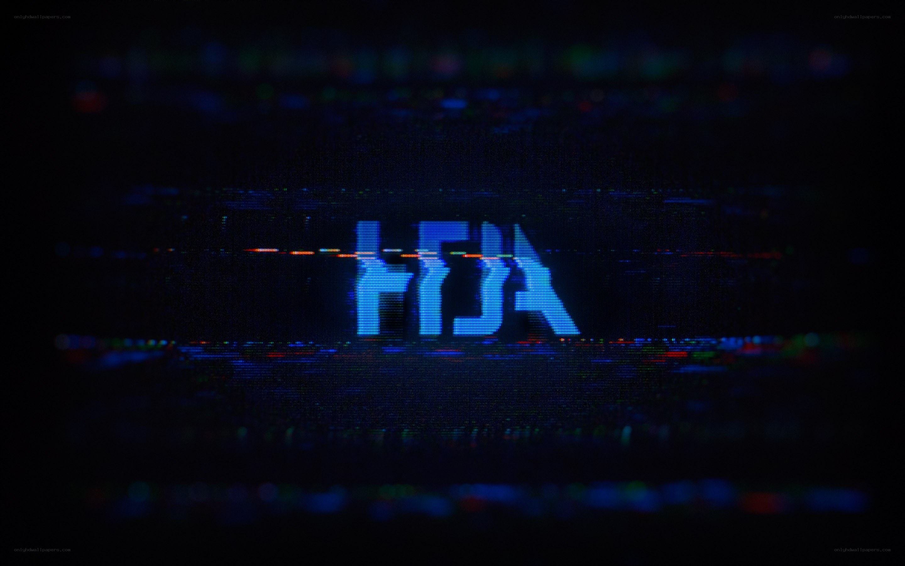 glitchy HJA logo display