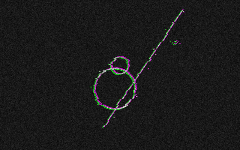 Glitchy Line Drawing