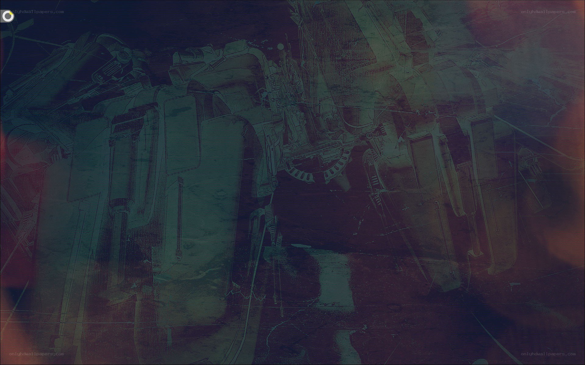 glitchy mechanical sketch