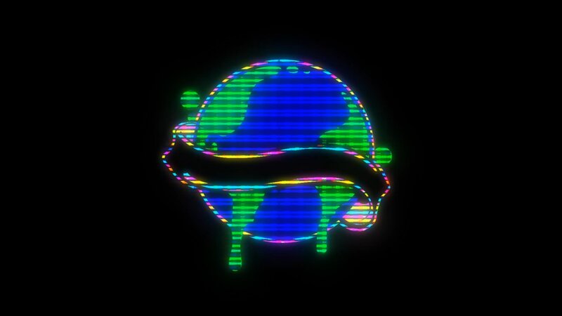 Glitchy Planet Logo