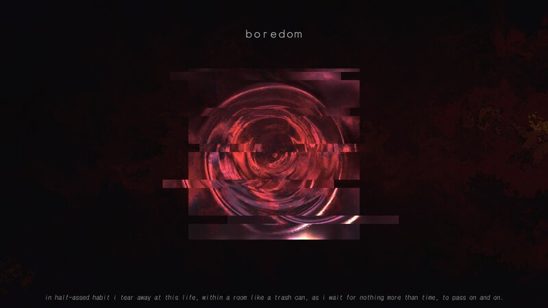 Glitchy Red Spiral