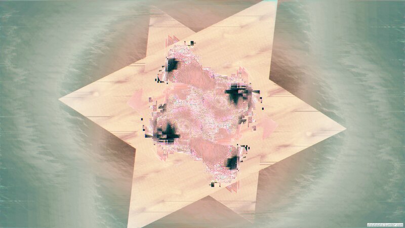 Glitchy Star Shape