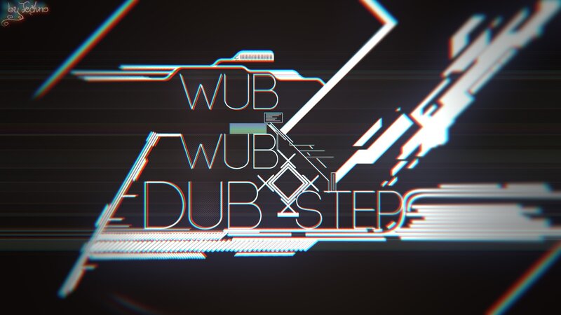 Glitchy Text Logo