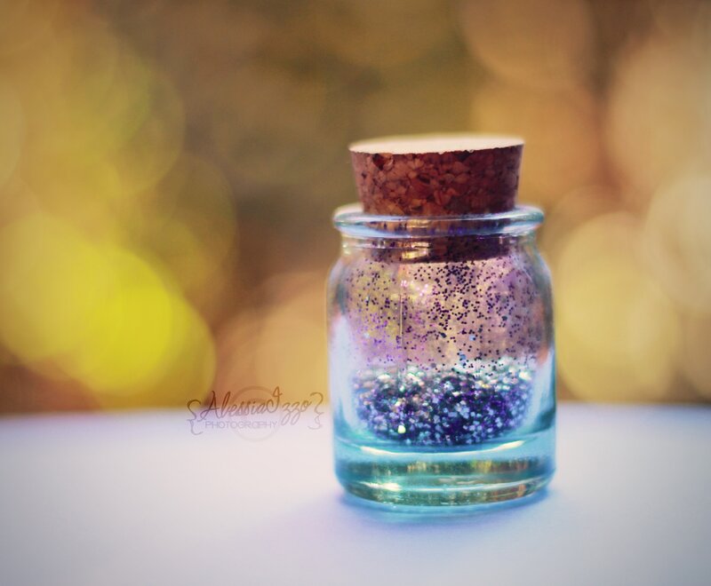 Glitter in a Glass Jar