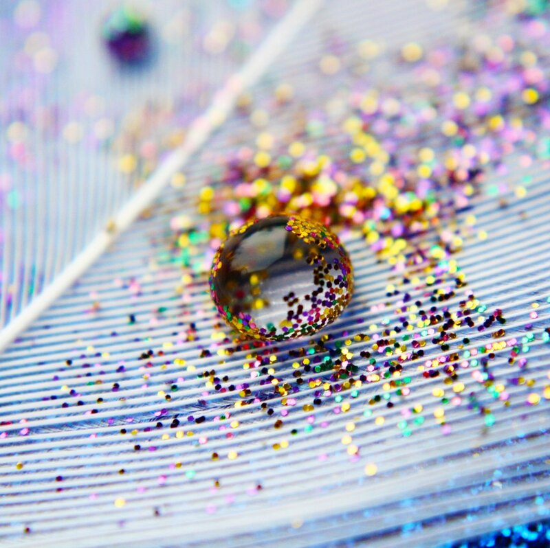 Glitter on a Feather