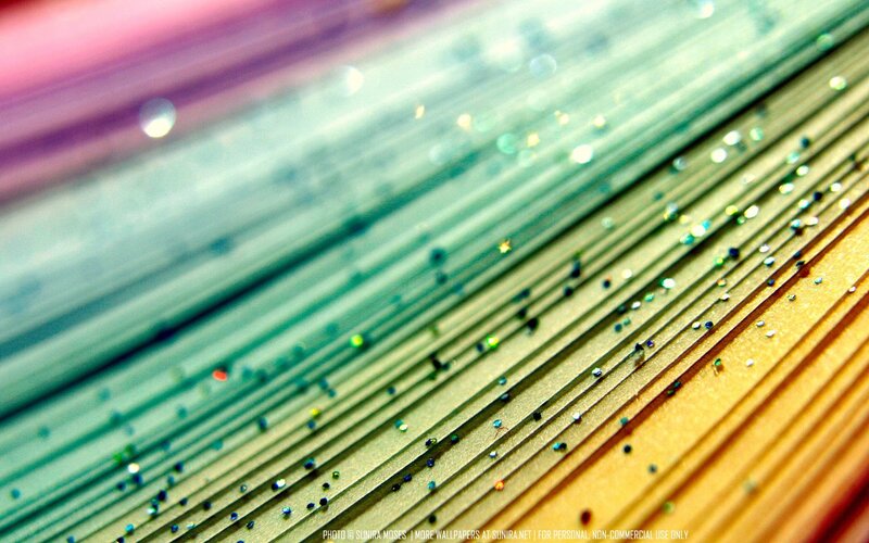 Glitter on Textured Surface