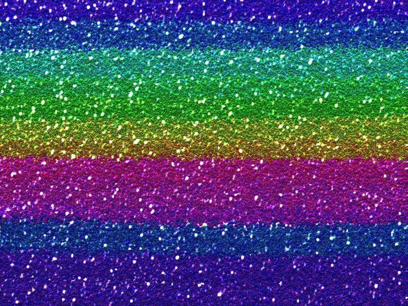 glitter rainbow stripes