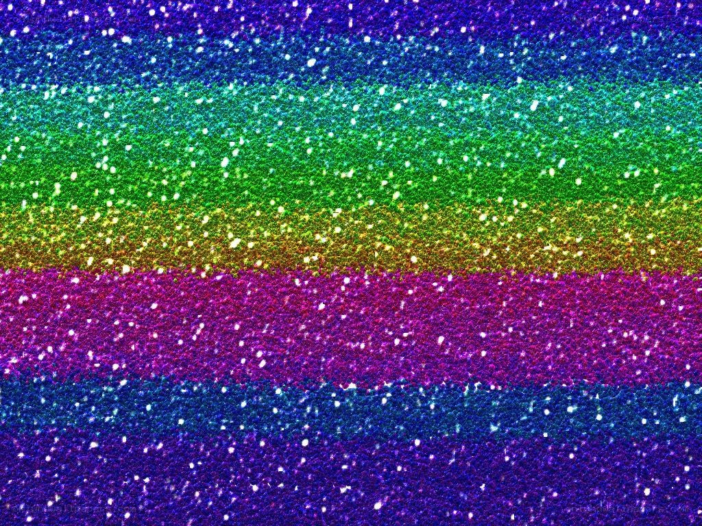 glitter rainbow stripes
