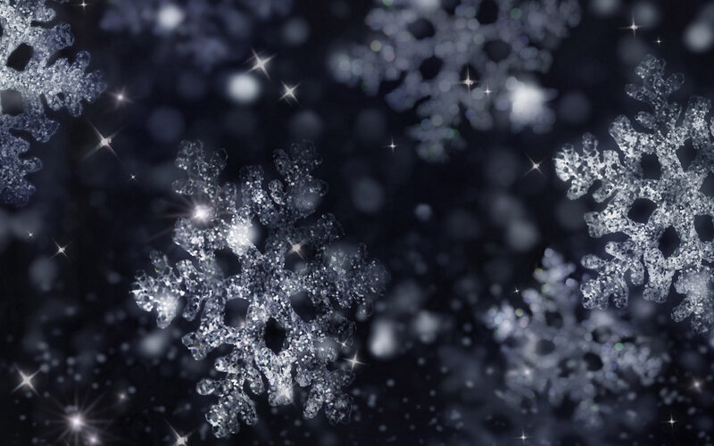 Glittering Snowflakes