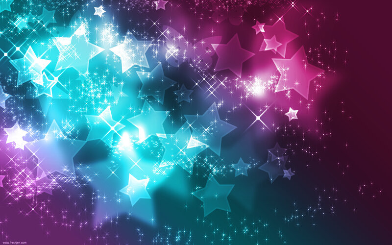 glittering star background