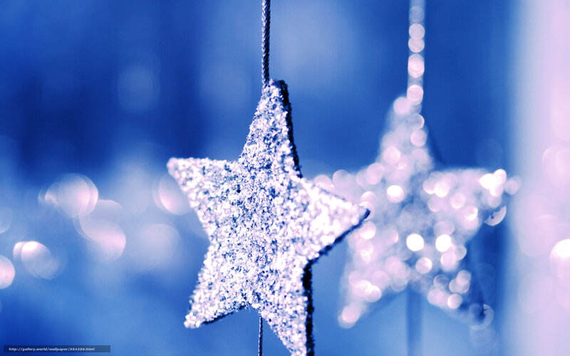 glittering star ornaments