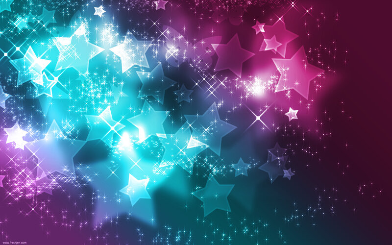 Glittering Stars Background