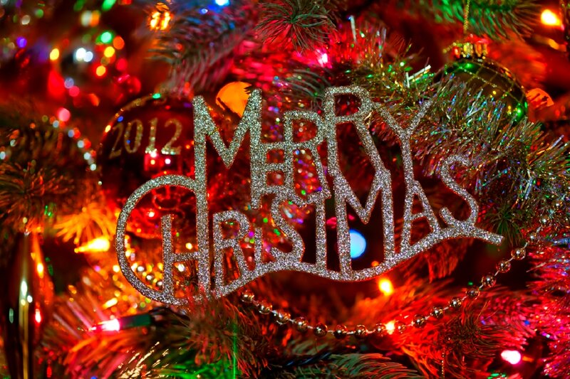 Glittery Christmas Sign