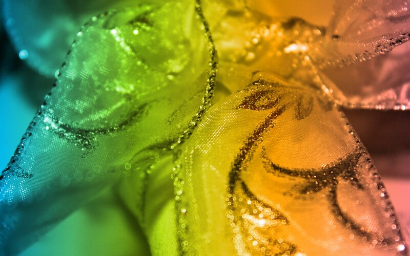 Glittery Fabric Folds