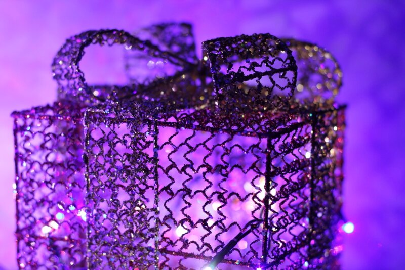 Glittery Gift Box