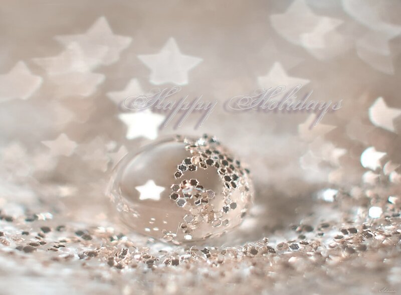 Glittery Ornament with Stars