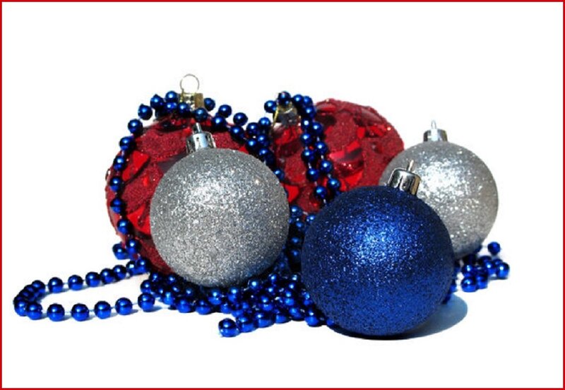 Glittery Ornaments and Beads