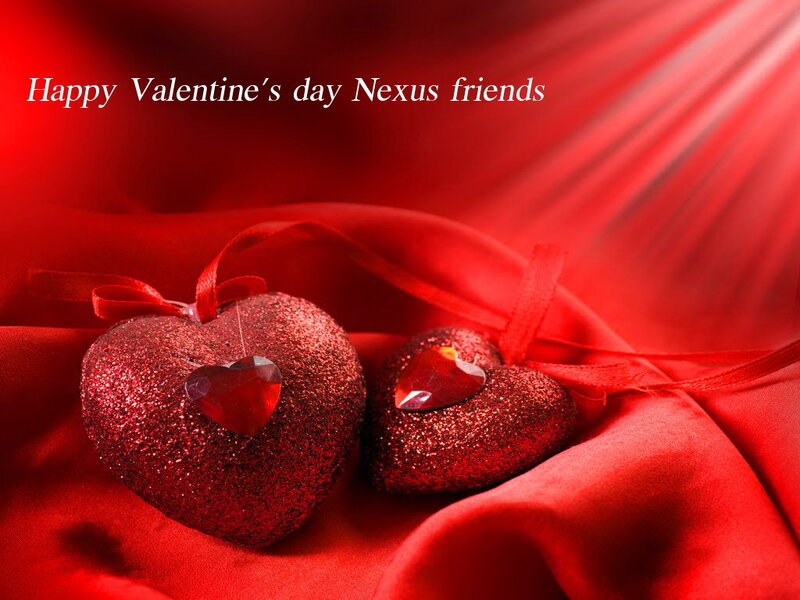 Glittery Red Hearts — Romantic, Photograph, Fabric, Ribbons