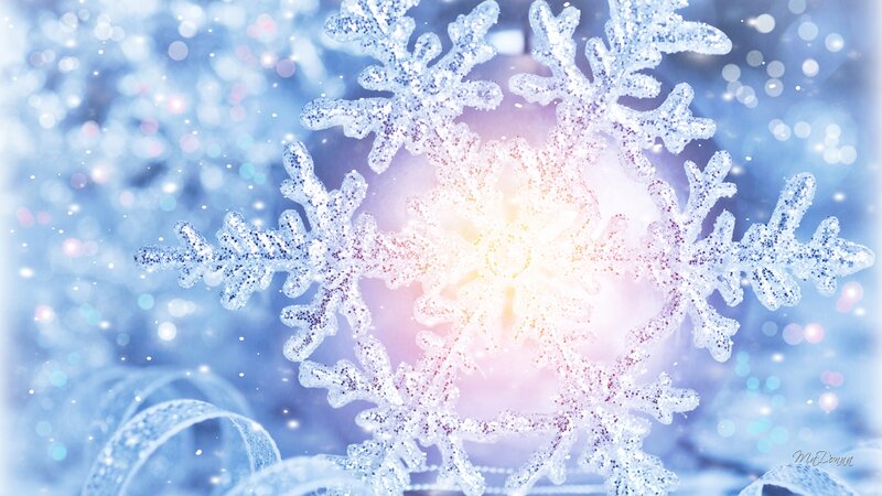 Glittery Snowflake