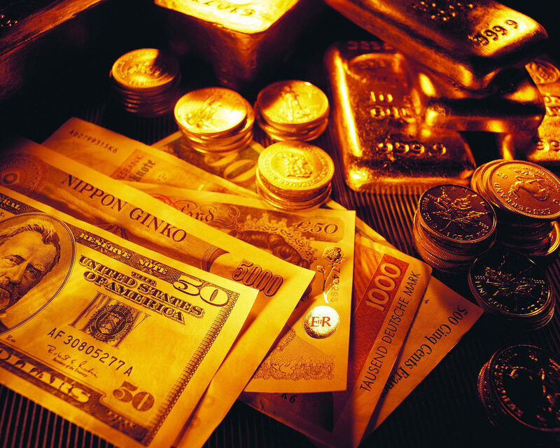 Global currency and gold bullion