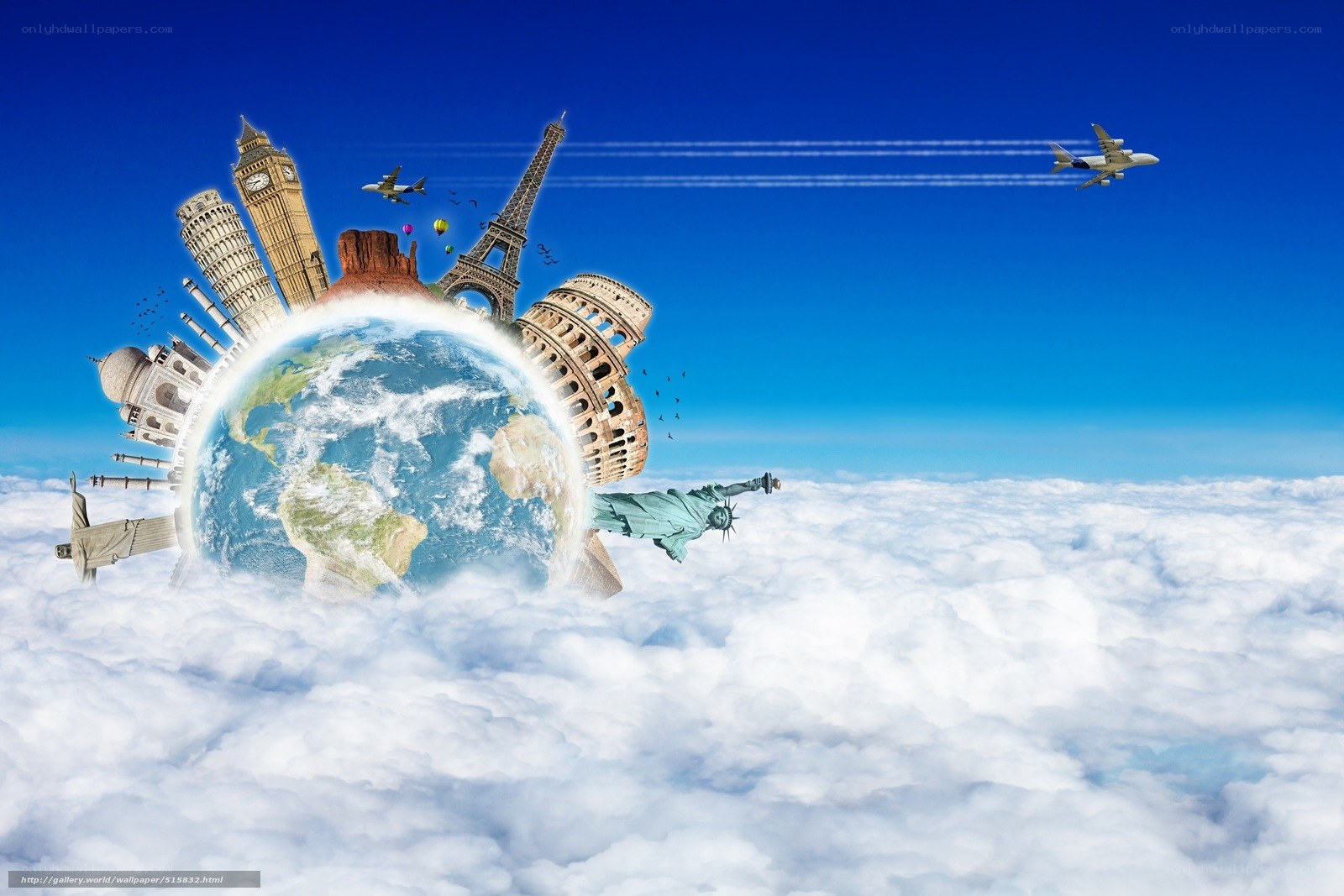 global landmarks and travel