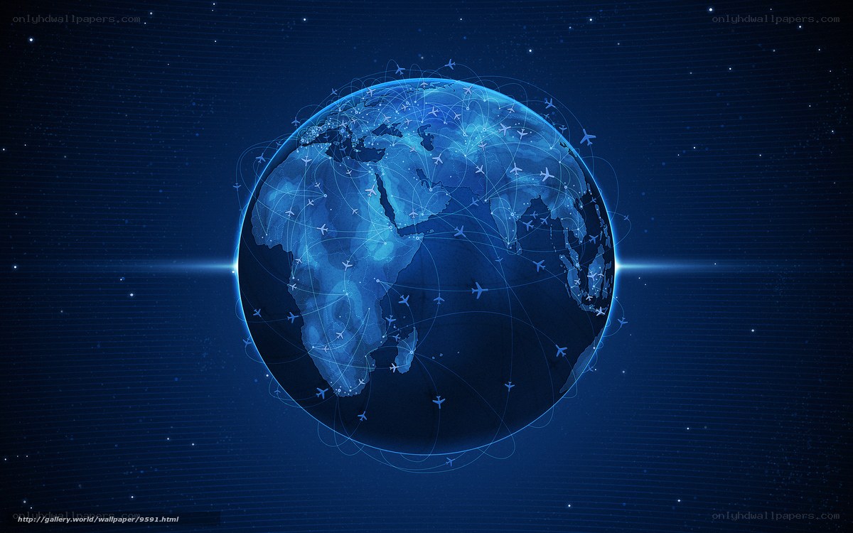 Global network of flights