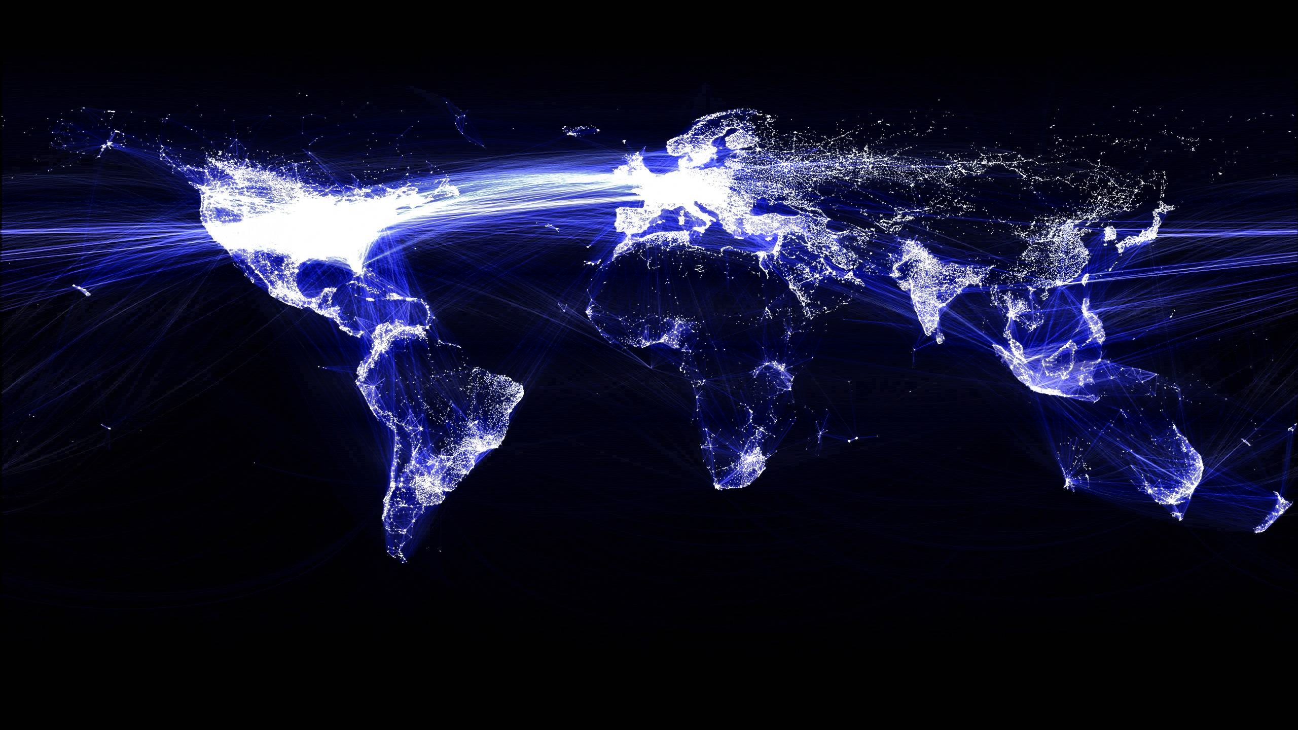 Global network visualization