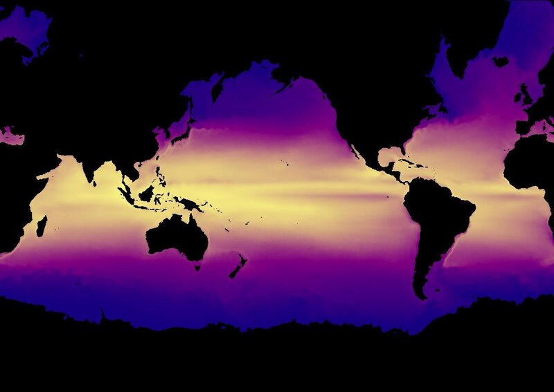 global temperature map