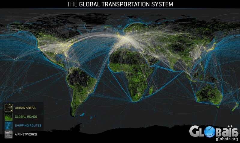 Global Transportation System Map