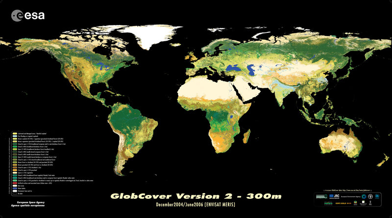 GlobCover Version 2 World Map