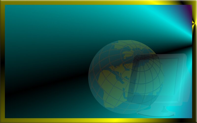Globe and Computer Monitor