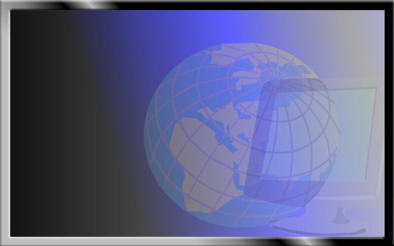Globe on Computer Screen