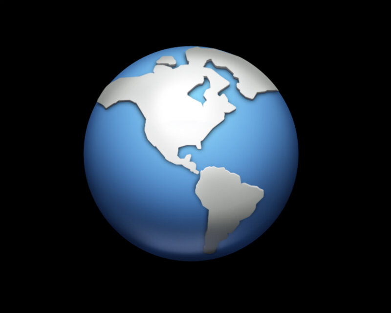 Globe Showing Continents