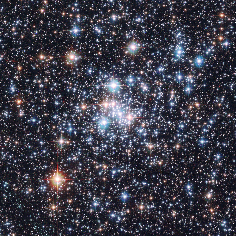 Globular Star Cluster — Black, Cosmic, Night, Photograph, Stars, Space, Nebula, White