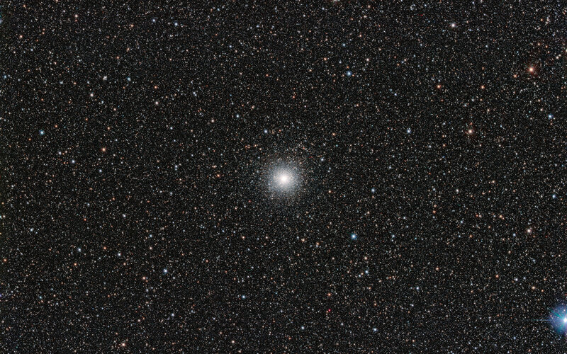 Globular Star Cluster — Black, Serene