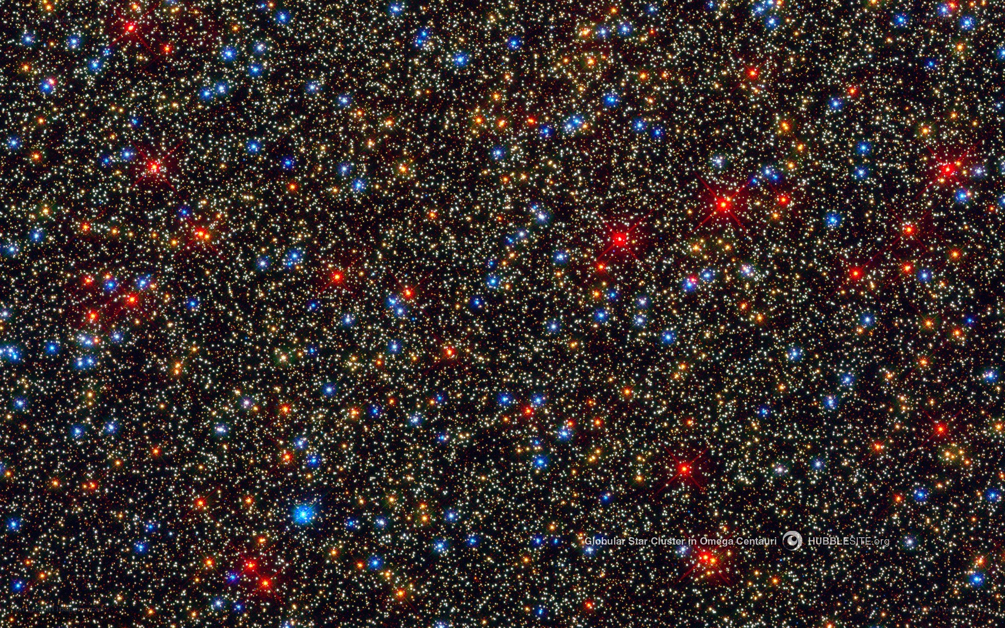 Globular Star Cluster in Omega Centauri
