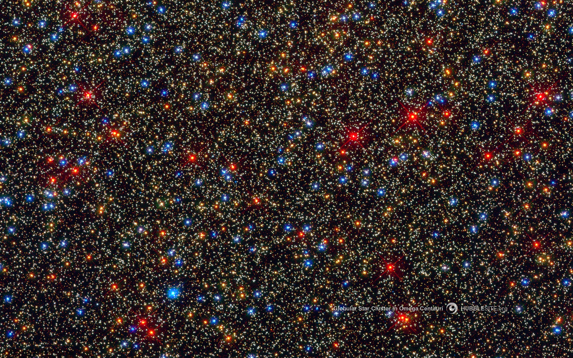 Globular Star Cluster in Omega Centauri